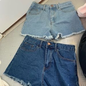 Jean shorts